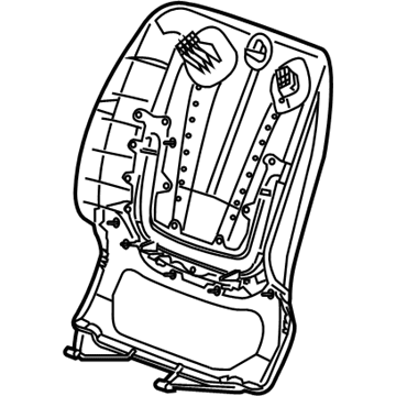 GM 22978741 Seat Back Panel