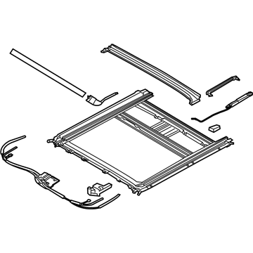 Hyundai 81620-4D100 Frame Assembly-SUNROOF