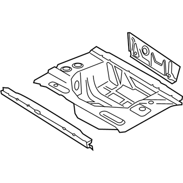 BMW 41-12-7-263-818 Luggage-Compartment Floor, Rear