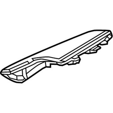 Acura 83554-TX4-A01ZC Armrest, Left Front Door Lining (Light Jewel Gray)