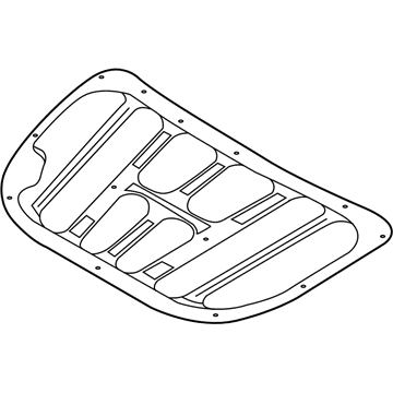 Hyundai 81125-3V100 Pad-Hood Insulating