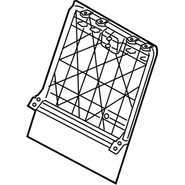 Kia 894104C010 Frame Assembly-Rear Seat Back