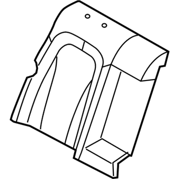 Kia 894604C010AN3 Rear Seat Back Covering, Right