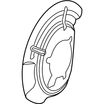 Mopar 52125025AB Shield-Splash