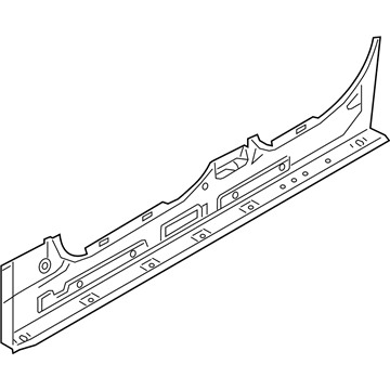 BMW 41-00-7-487-323 SIDE MEMBER, INNER LEFT