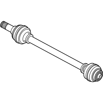 BMW 33-20-8-064-998 OUTPUT SHAFT RIGHT