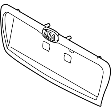 Kia 873803F700 GARNISH Assembly-Rear