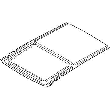 Kia 816201U000 Panoramaroof Frame Assembly