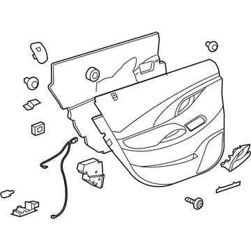 GM 9007800 Door Trim Panel