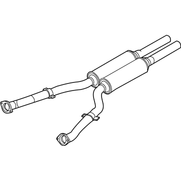 BMW 18-10-7-519-029 Front Silencers Exhaust