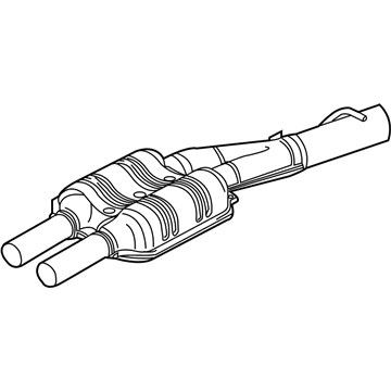 BMW 18-30-7-567-173 Centre Muffler