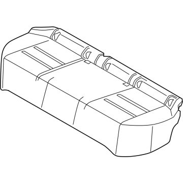 Nissan 89307-6RA0B Pad Assy-Cushion, Rear Seat RH