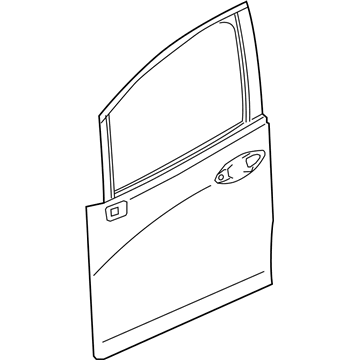 Honda 67151-T5R-A01ZZ Skin, L FR Door