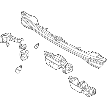 Hyundai 92409-AA030 Lamp Assembly-Center GARNISH