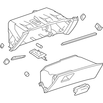 GM 9009197 Glove Box Assembly