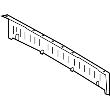 BMW 51-47-7-456-379 TRIM, PARTITION, UPPER REAR