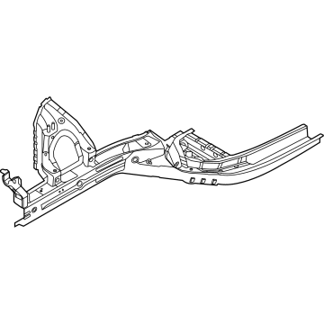 Hyundai 64602-L1000 Member Assembly-Front Side, RH