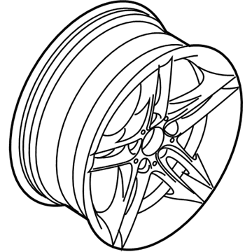 BMW 36-10-7-841-690 Light Alloy Rim