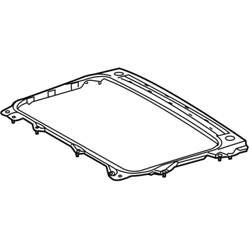 Lexus 63142-0E010 Reinforcement, Roof Panel, NO.2