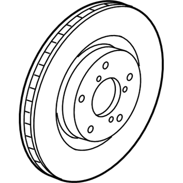 Honda 45251-THR-A00 Disk, Front-(17In, 28T)