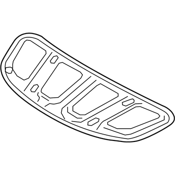 Hyundai 81125-A5000 Pad-Hood Insulating