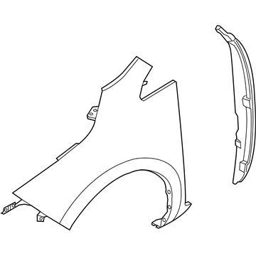 Nissan F3101-3NAAA Fender - Front, LH