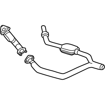 GM 12609726 Converter & Pipe