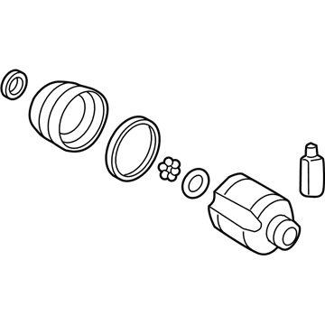 Hyundai 49583-F3100 Joint Kit-Front Axle Differential Side RH