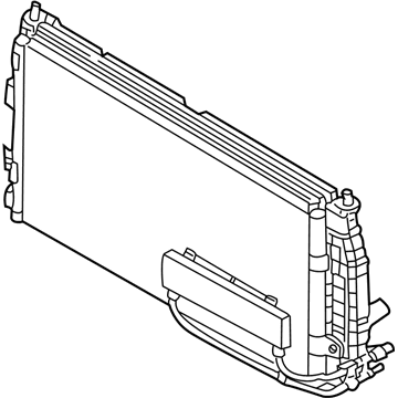 Mopar 5010359AB Engine Cooling Radiator