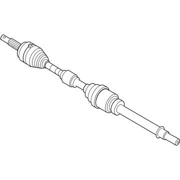 Nissan 39100-6RA0D SHAFT ASSY-FRT DRIVE RH