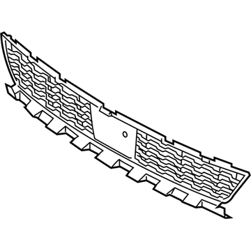 BMW 51-11-8-075-370 Grille, Air Inlet, Middle