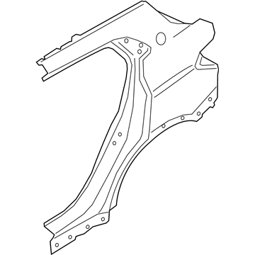 BMW 41-00-7-467-315 Left Rear Side Panel