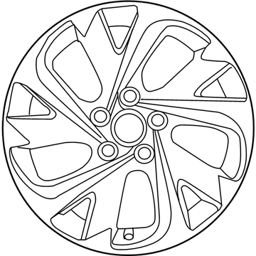 Toyota 42611-12D10 Wheel, Alloy