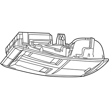 Mopar 1AR29XDVAB Console-Overhead