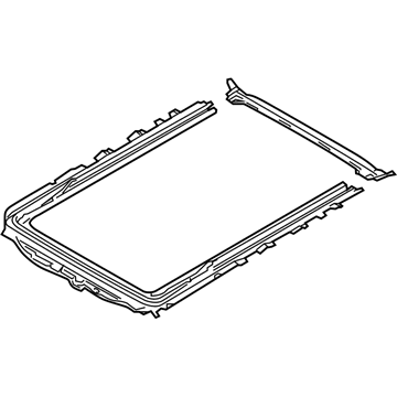 BMW 54-10-7-488-434 Panoramic Roof, Frame