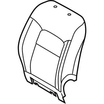 Toyota 71073-6A670-B1 Seat Back Cover