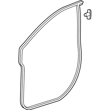 Honda 72310-THR-A01 Weatherstrip, R. FR. Door