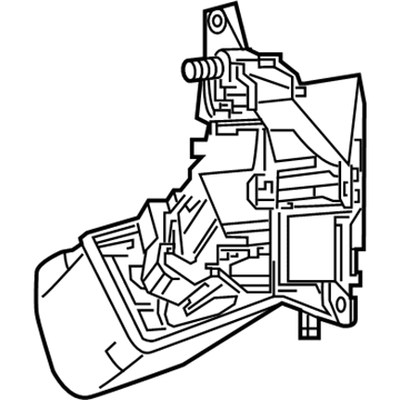 Honda 76204-THR-A32 Mirror Sub Assembly R A
