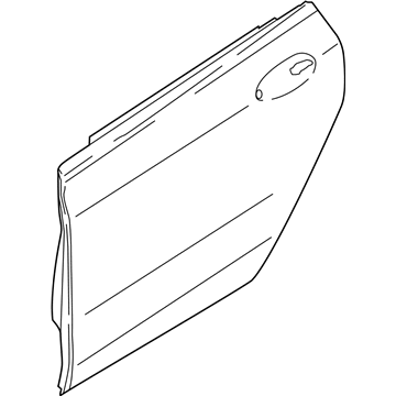 BMW 41-00-7-482-637 Door, Aluminium, Rear Left