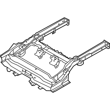 Hyundai 65700-1R300 Member Assembly-Rear Floor Under