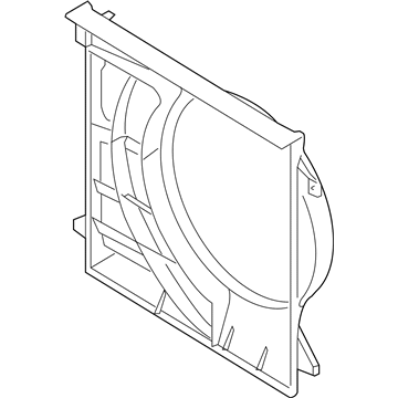 Kia 253522J200 SHROUD-Radiator Lower