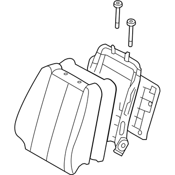 Hyundai 88410-0A000-U7A Back Assembly-Front Seat Passenger