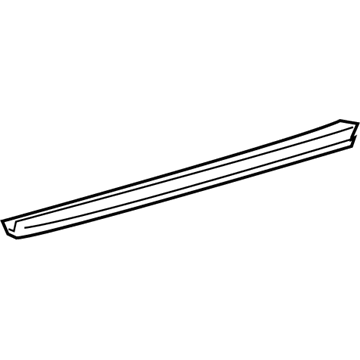 GM 15281038 Sealing Strip Asm-Rear Side Door Window Inner