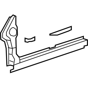 Acura 63220-STK-305ZZ Reinforcement Set, Passenger Side Sill