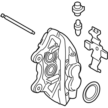 BMW 34-11-8-091-277 BRAKE CALIPER HOUSING ANTHRA