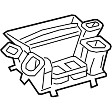 Lexus 55990-78010 Nozzle Assy, Defroster