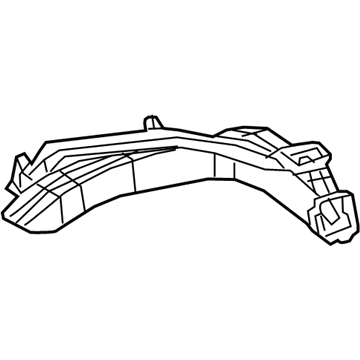 Lexus 55085-78010 Duct Sub-Assembly, Heater