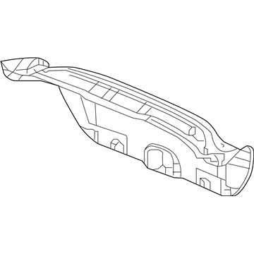 Honda 84620-TR3-A11ZA Lining Assy., Trunk Lid *NH554L* (STONE GRAY)