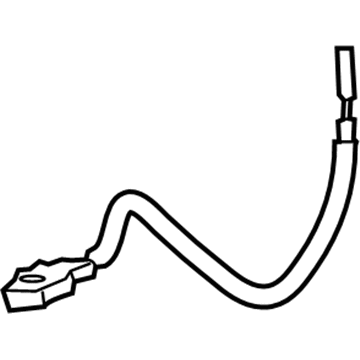 BMW 51-21-7-197-802 Bowden Cable, Door Opener, Front