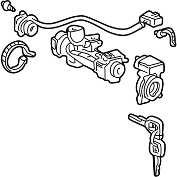 Honda 35100-S2A-305 Lock Assy, Steering